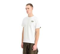 Alpha Industries Signature Camo T-Shirt Magliette Taglia 2XL - Bianco