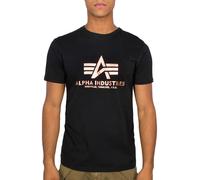 Alpha Industries Maglietta A Maniche Corte Basic Foil Print