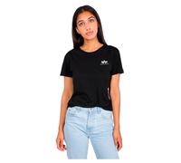 ALPHA INDUSTRIES Maglietta nero / bianco Donna - PROMO - Maglie e top - Maglie e T-shirt - T-shirt ALPHA INDUSTRIES XS