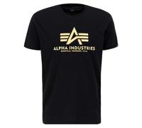 ALPHA INDUSTRIES Maglietta oro / nero Uomo ALPHA INDUSTRIES XL oro / nero