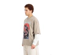 Alpha Industries Japan Warrior T-Shirt Magliette Taglia XL - Beige