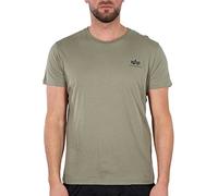 Alpha Industries Maglietta Backprint da Uomo Olive/Black