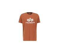 Alpha Industries Maglietta Basic da Uomo T-Shirt, Hazel Brown