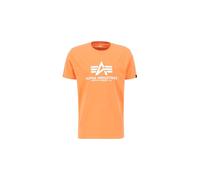 Alpha Industries Maglietta Basic da Uomo T-Shirt, Tangerine