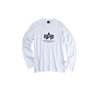 Alpha Industries Maglietta Basic T - LS / Unisex White 3XL Bianco