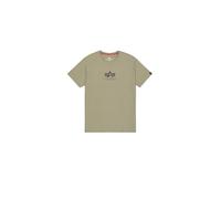 Alpha Industries Maglietta Basic T ML da Uomo T-Shirt, Oliva, XS