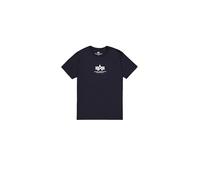 ALPHA INDUSTRIES Maglietta navy / bianco, Taglia L