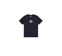 Maglietta Alpha Industries Basic ML Bleu S