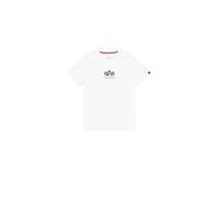 Alpha Industries Basic Mid Logo T-Shirt Magliette Taglia M - Bianco
