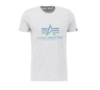 Alpha Industries Maglietta Basic T Rainbow Ref Uomo Pastel Grey