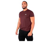 Alpha Industries Maglietta Basic T Small Logo da Uomo Deep Maroon