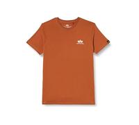 Alpha Industries Basic Small Logo T-Shirt Magliette Taglia S - Marrone