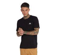 Alpha Industries Maglietta Basic T Small Logo per Uomo Black