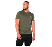 Alpha Industries Maglietta Basic T Small Logo per Uomo Dark Olive