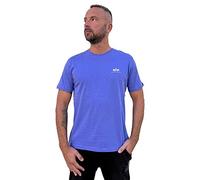 Alpha Industries Maglietta Basic T Small Logo per Uomo Electric Violet