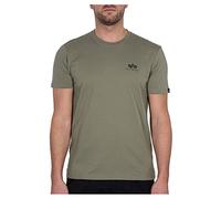Alpha Industries Maglietta Basic T Small Logo per Uomo Olive