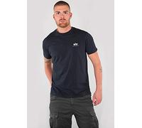 Alpha Industries Maglietta Basic T Small Logo per Uomo Rep.Blue