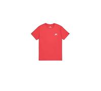 Alpha Industries Maglietta Basic T Small Logo per Uomo Speed Red