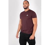 Alpha Industries Maglietta Basic T Small Logo / Unisex Deep Maroon XL Rosso