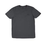 Alpha Industries Maglietta Basic T Small Logo / Unisex Grigio/Nero M Grigio