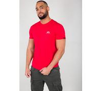Alpha Industries Maglietta Basic T Small Logo / Unisex Speed Red S Rosso