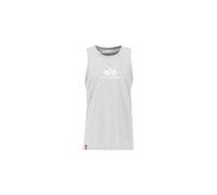 Alpha Industries Maglietta Basic Tank da Uomo Grey Heather