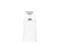 Alpha Industries Maglietta Basic Tank da Uomo White