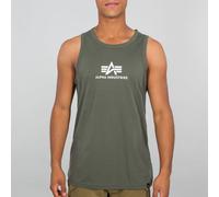 Alpha Industries Maglietta Basic Tank / Unisex Olive Scuro XXL Verde
