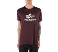 Alpha Industries Maglietta Basic Uomo Deep Maroon
