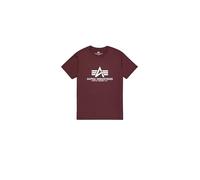 Alpha Industries Basic Big Logo T-Shirt Magliette Taglia M - Rosso