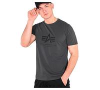 Alpha Industries Maglietta Basic Uomo Greyblack/Black