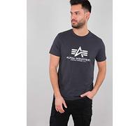 Alpha Industries Maglietta Basic Uomo Iron Grey