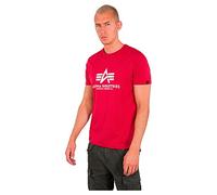 Alpha Industries Maglietta Basic Uomo RBF Red