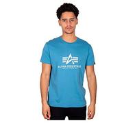 Alpha Industries Maglietta Basic Uomo T-Shirt, Blu Dell'Aeronautica, M