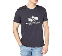 Alpha Industries Maglietta Basic Uomo T-Shirt, Grigio Ferro