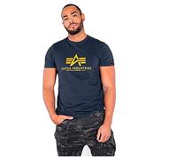 Alpha Industries Maglietta Basic Uomo T-Shirt, Nuova Marina, M
