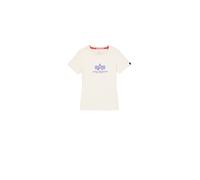 ALPHA INDUSTRIES Maglietta blu / bianco Donna ALPHA INDUSTRIES S blu / bianco