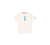 ALPHA INDUSTRIES Maglietta blu / bianco Uomo ALPHA INDUSTRIES S