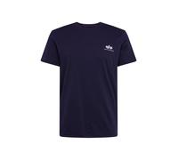 ALPHA INDUSTRIES Maglietta blu scuro / bianco Uomo ALPHA INDUSTRIES M blu scuro / bianco
