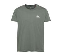 Alpha Industries Basic Small Logo Short Sleeve T-shirt Verde M Uomo