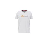 ALPHA INDUSTRIES Maglietta curry / grigio chiaro / nero Uomo ALPHA INDUSTRIES XS