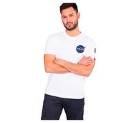 Alpha Industries Maglietta da Uomo Space Shuttle White
