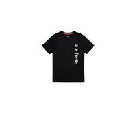 ALPHA INDUSTRIES Maglietta 'Freedom' nero / bianco Uomo ALPHA INDUSTRIES XL nero / bianco