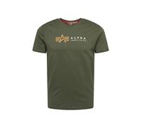 Alpha Industries Alpha Label T-Shirt Magliette Taglia S - Verde