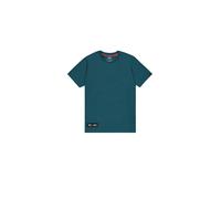 Alpha Industries Label Backprint T-Shirt Magliette Taglia 2XL - Petrolio profondo