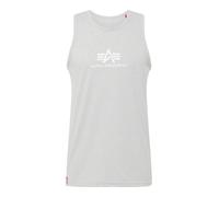 Alpha Industries Basic Mid Logo Tank Canottiere Taglia L - Grigio