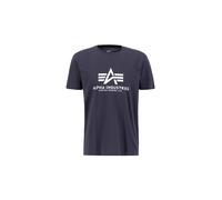 ALPHA INDUSTRIES Maglietta grigio scuro / bianco Uomo ALPHA INDUSTRIES L