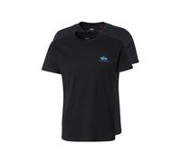 ALPHA INDUSTRIES Maglietta marino / azzurro / nero Uomo ALPHA INDUSTRIES M marino / azzurro / nero