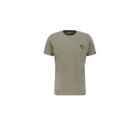 Alpha Industries Camo Logo Puff Print Backprint T-Shirt Magliette Taglia L - Verde oliva