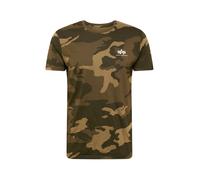 Alpha Industries Basic Small Logo Camo Short Sleeve T-shirt Verde L Uomo